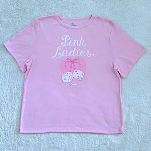 Grease "Pink💕 Ladies" Fuzzy Dice Graphic Tee👕 - NWOT